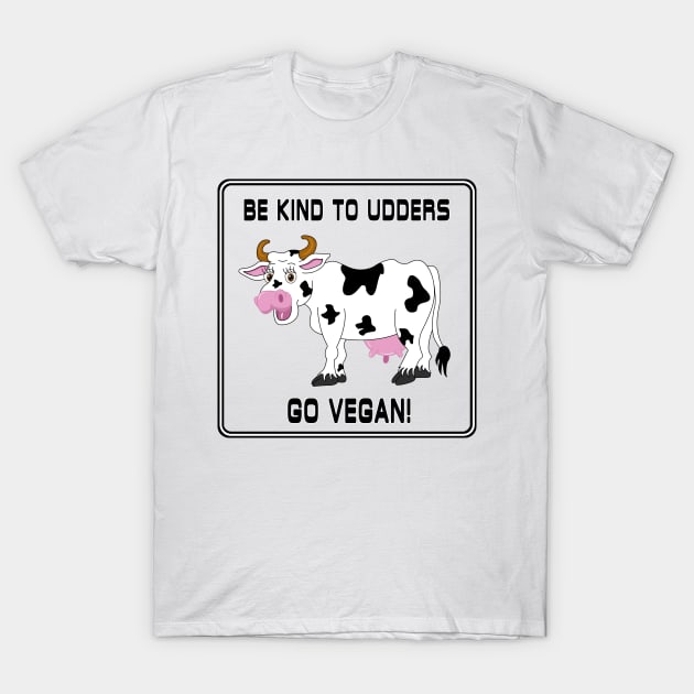 Be Kind to Udders T-Shirt by Slightly Sketchy